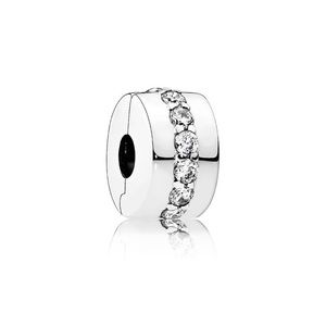 PANDORA Shining Path CZ Clip Charm